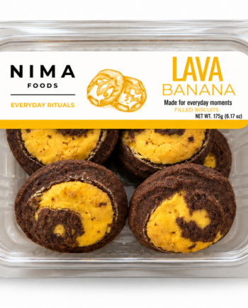 NIMA Foods Lava Banana filled biscuits
