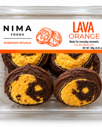 NIMA Foods Lava Orange filled biscuits