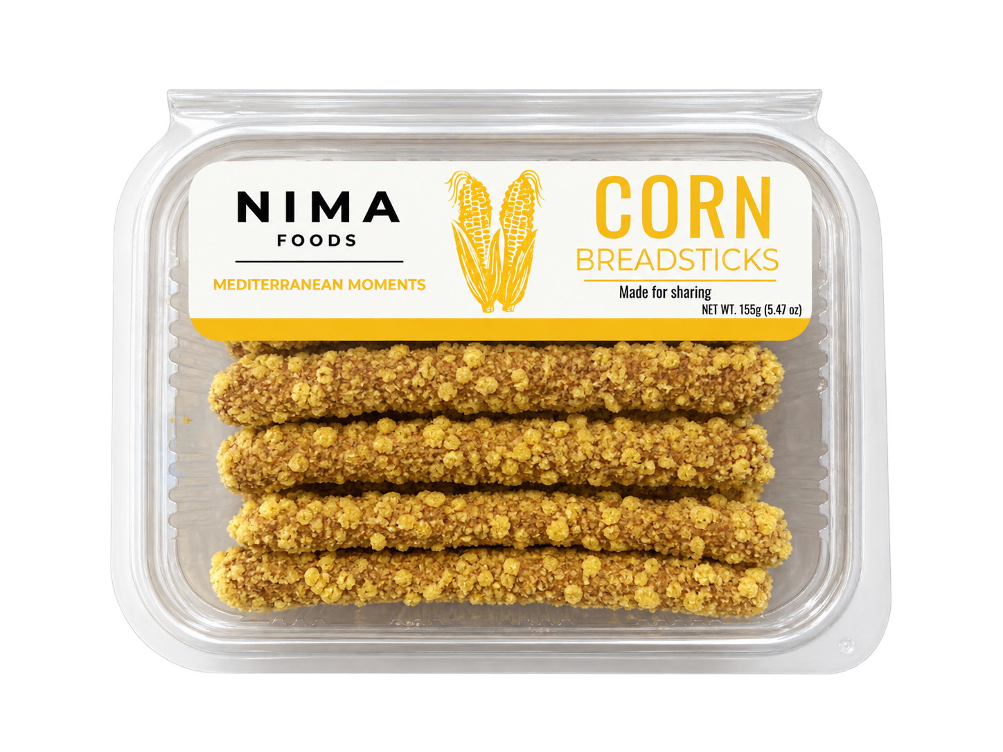 NIMA Foods Corn Breadsticks PET Pack